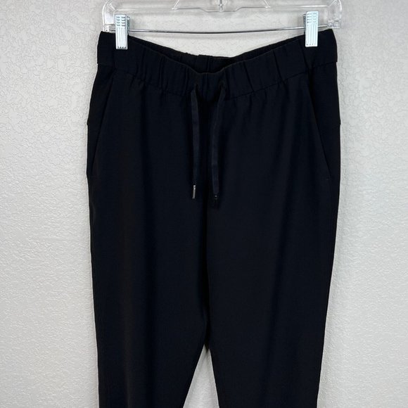 Lululemon On the Fly Jogger Pants 28" *Woven Black Size 6 Comfort Lounge Casual - Picture 2 of 8